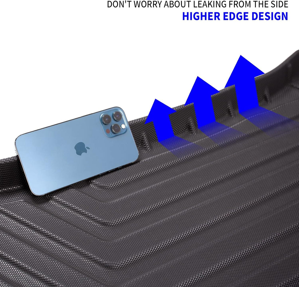 Rear Trunk Mat Cargo Liner TPE All-Weather Pack of 2 T159485