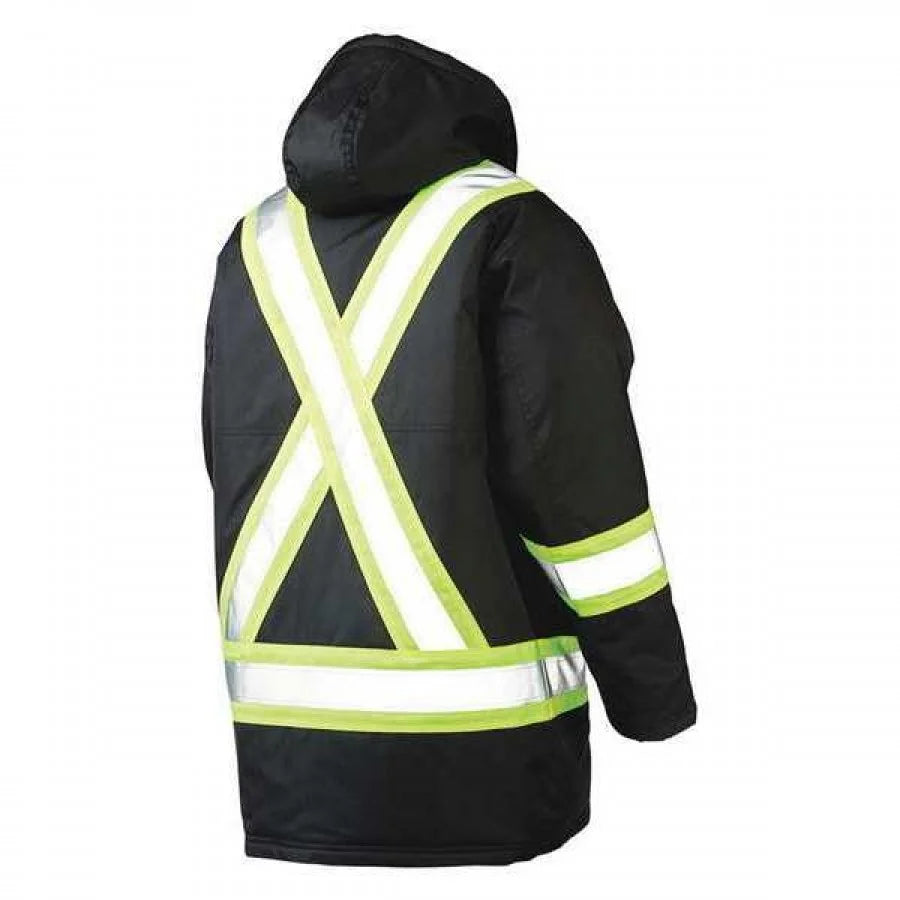 Hi-Vis Jacket, Black, XL P255