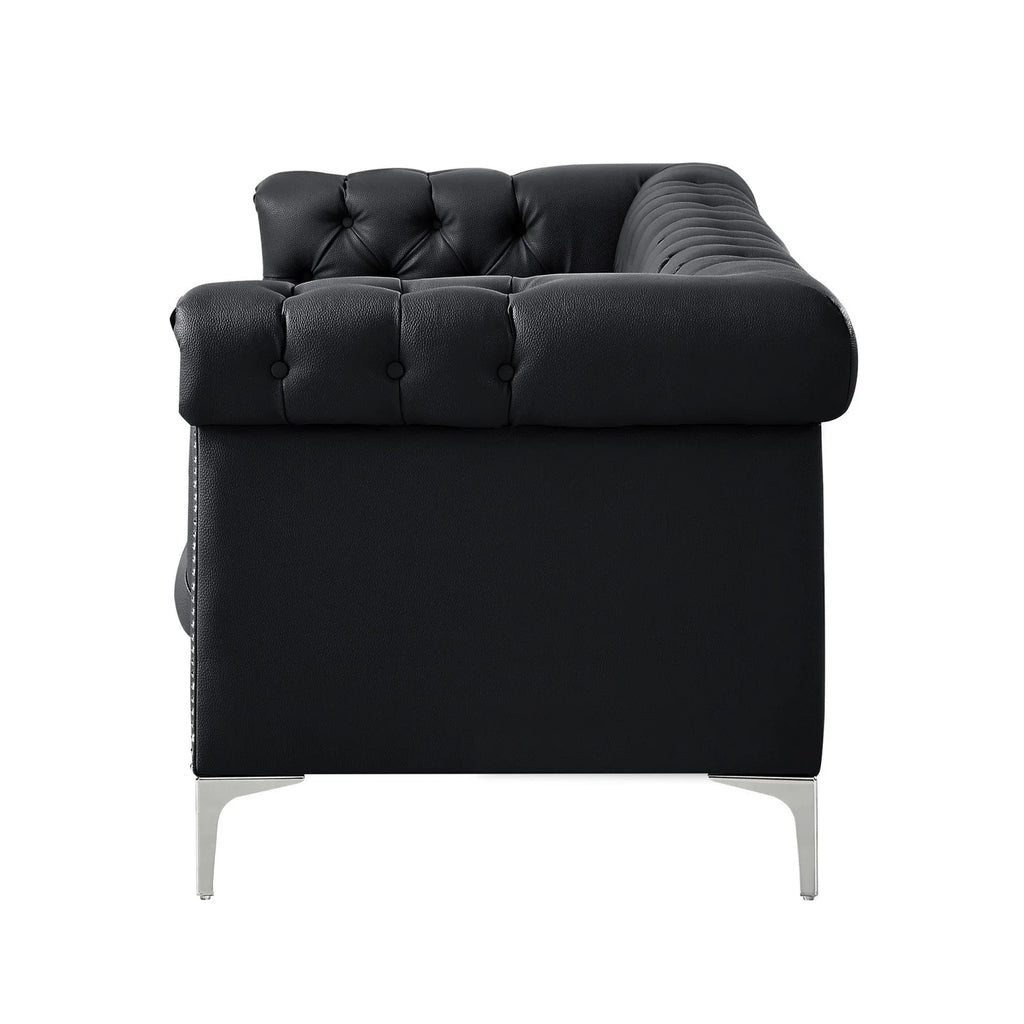 Faux Leather Sofa H7770