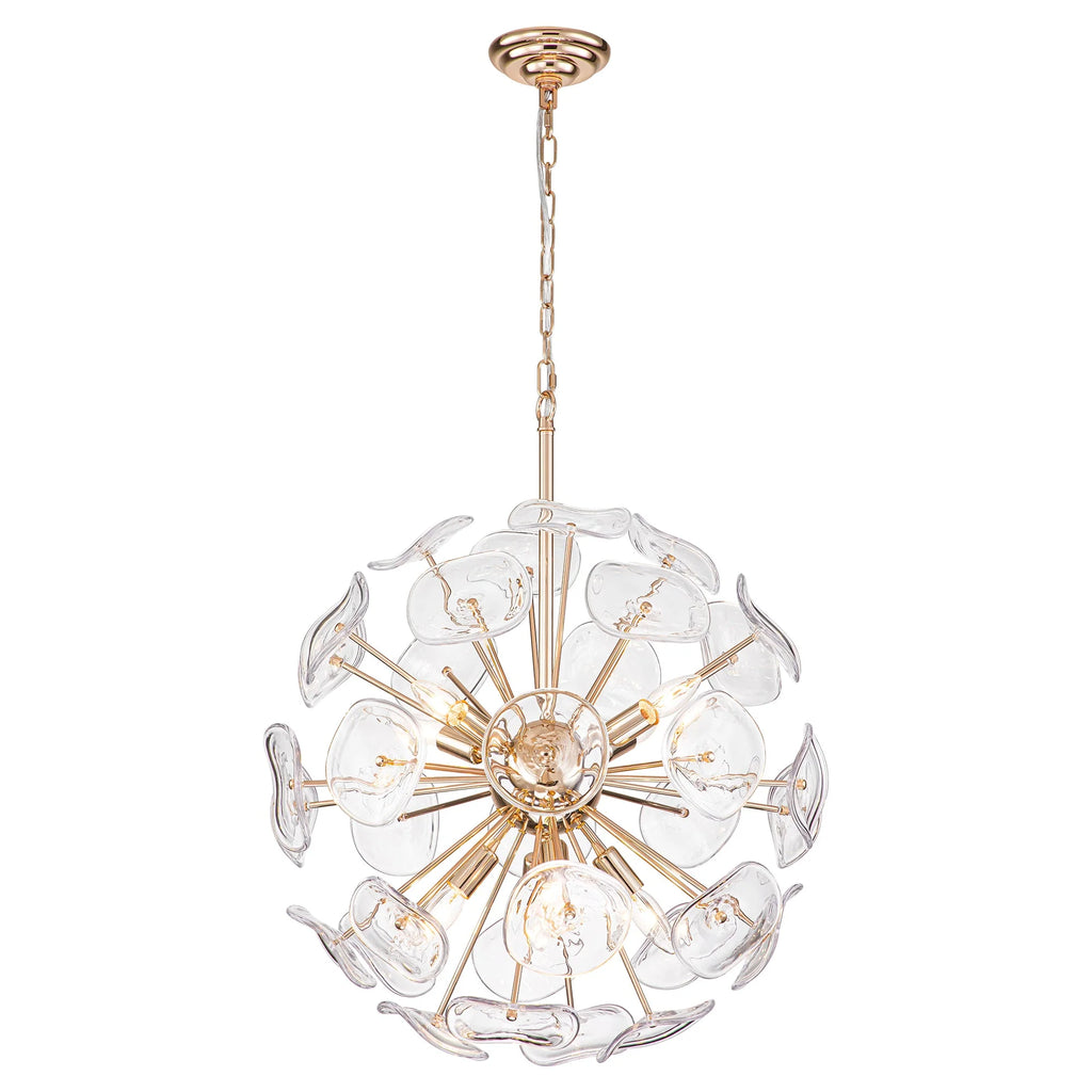 8-Light Dimmable Sputnik Sphere Chandelier B622112