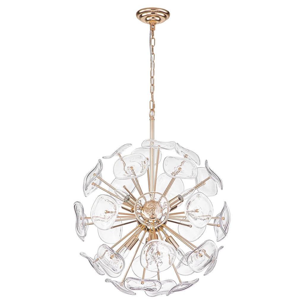 8-Light Dimmable Sputnik Sphere Chandelier B622112
