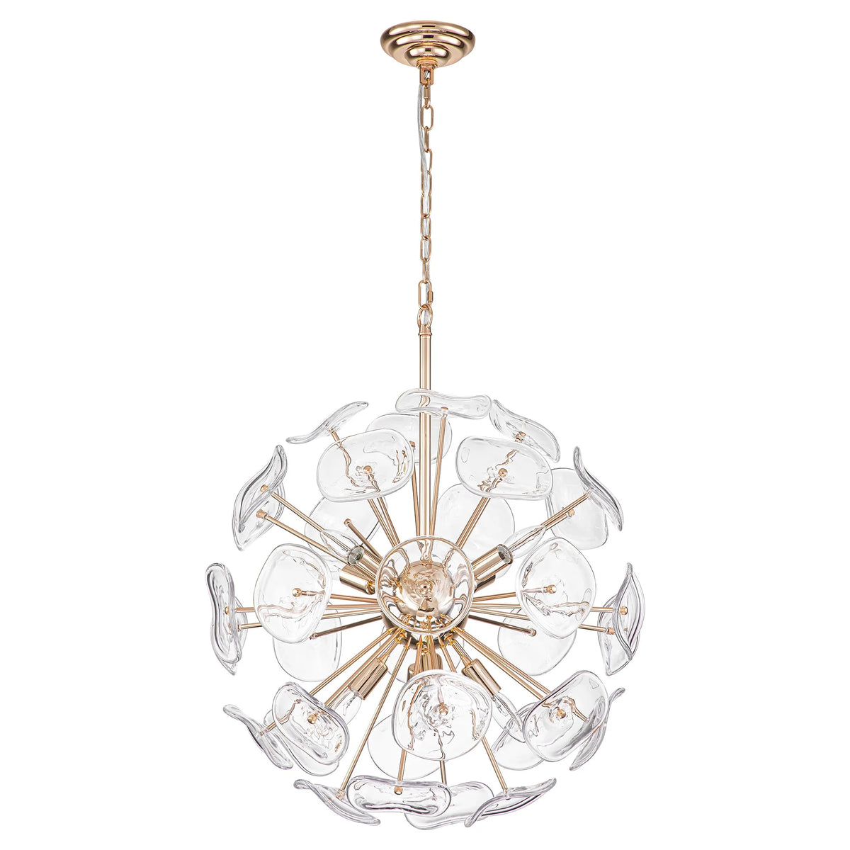 8-Light Dimmable Sputnik Sphere Chandelier B622112