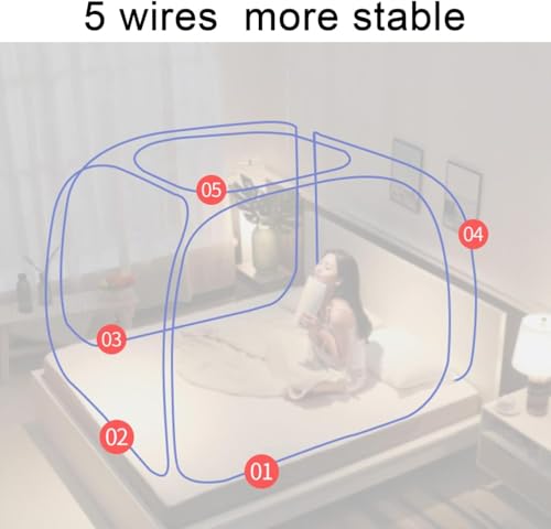 Foldable Mosquito Net Bed Canopy (1.8 * 2.2m) Q20507