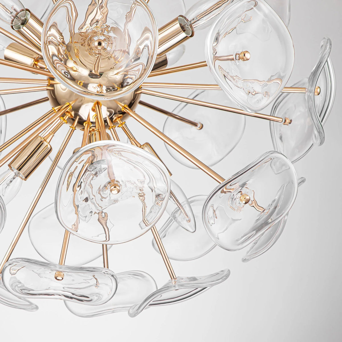 8-Light Dimmable Sputnik Sphere Chandelier B622112