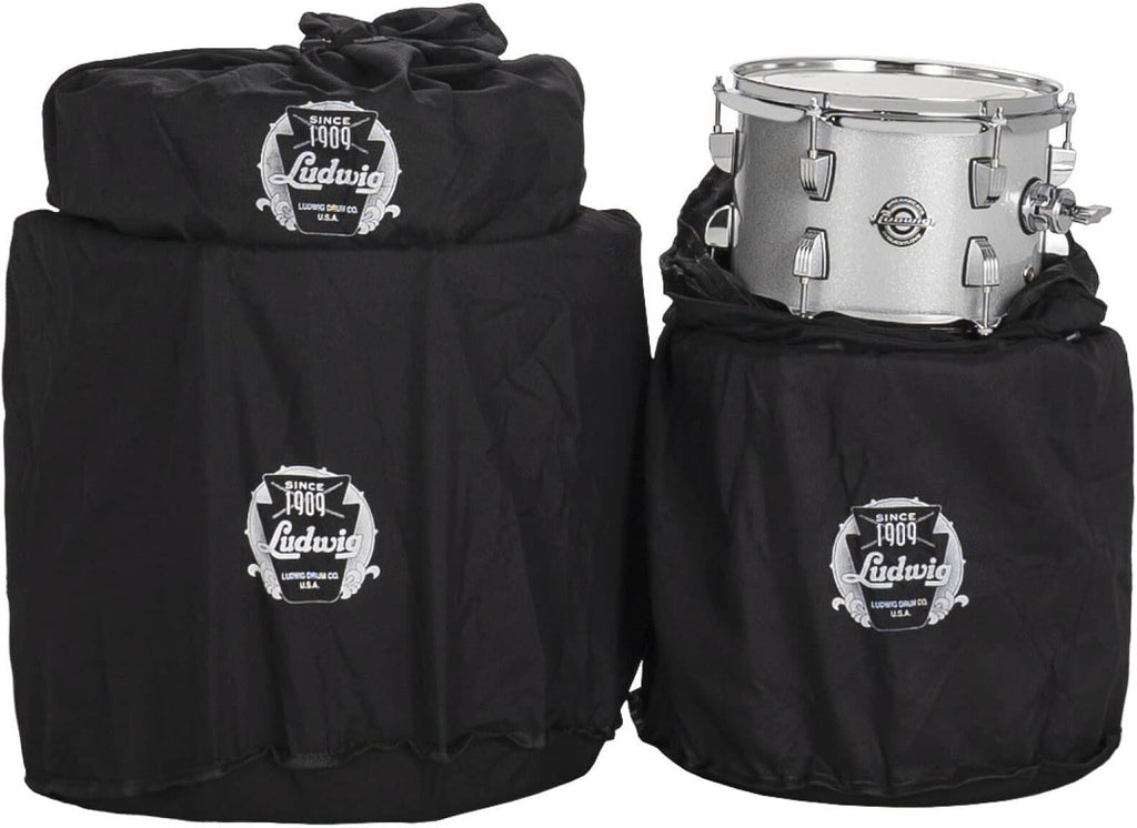 4-Piece Drum Set Shell Pack, Silver Sparkle E7644