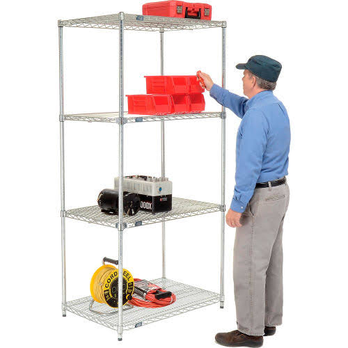 Poly-Z-Brite Shelving 36x22W x 24x22D x 74x22H L214106