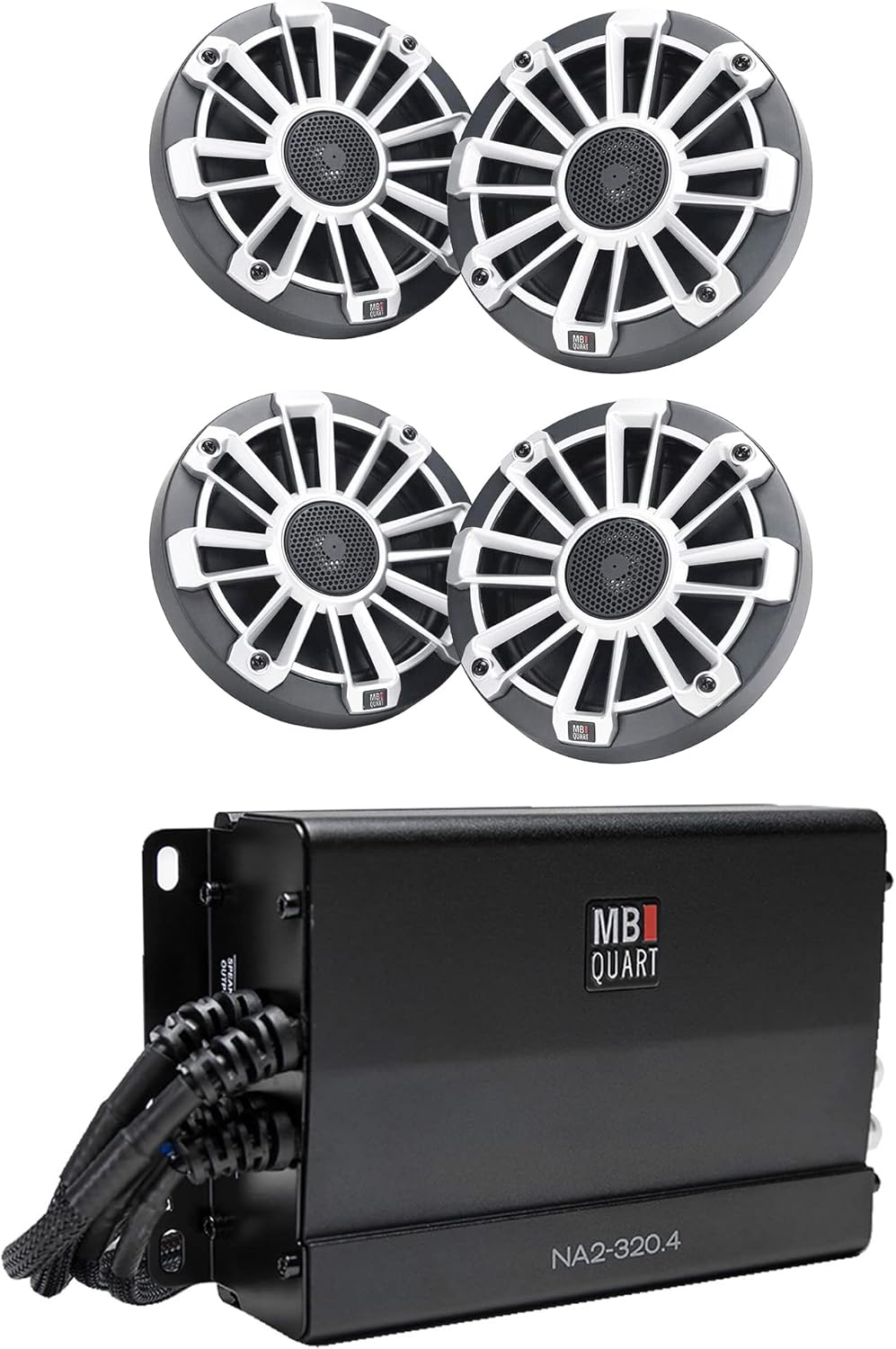 Compact Four Channel 320 Watt Powersports Amplifier M171