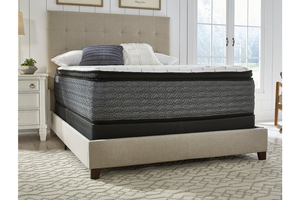 King Mattress with Latex in White/Gray G44607