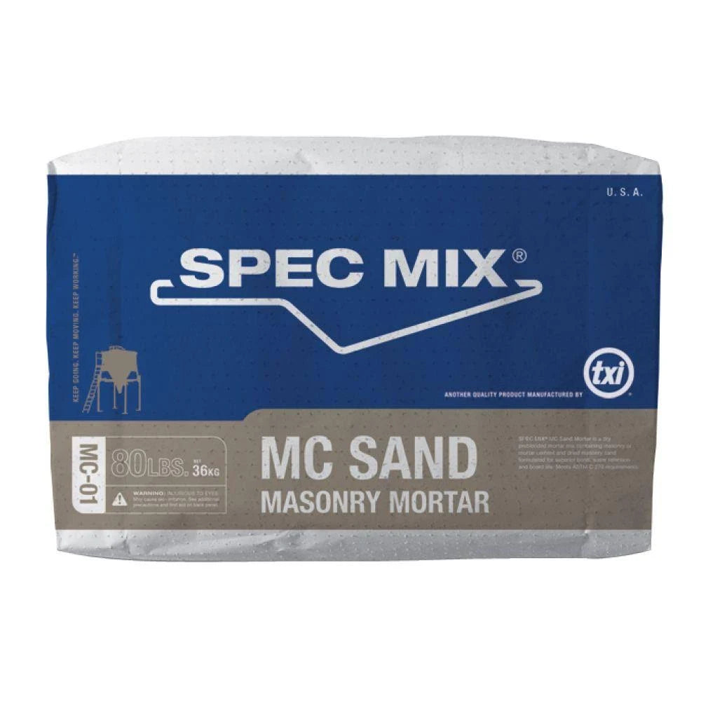 High Strength Mortar Mix, Type S, Gray - 80 lb Y817