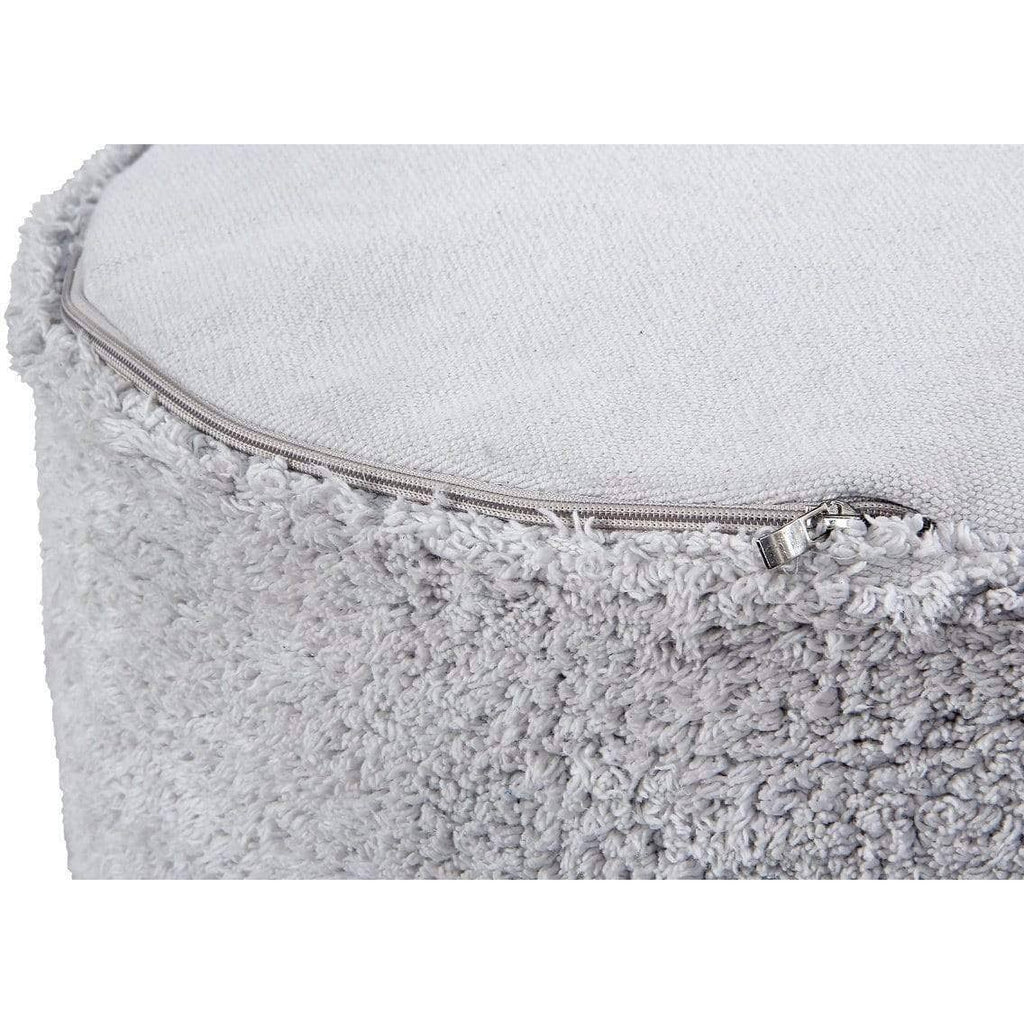 Pearl Grey Pouffe P257889
