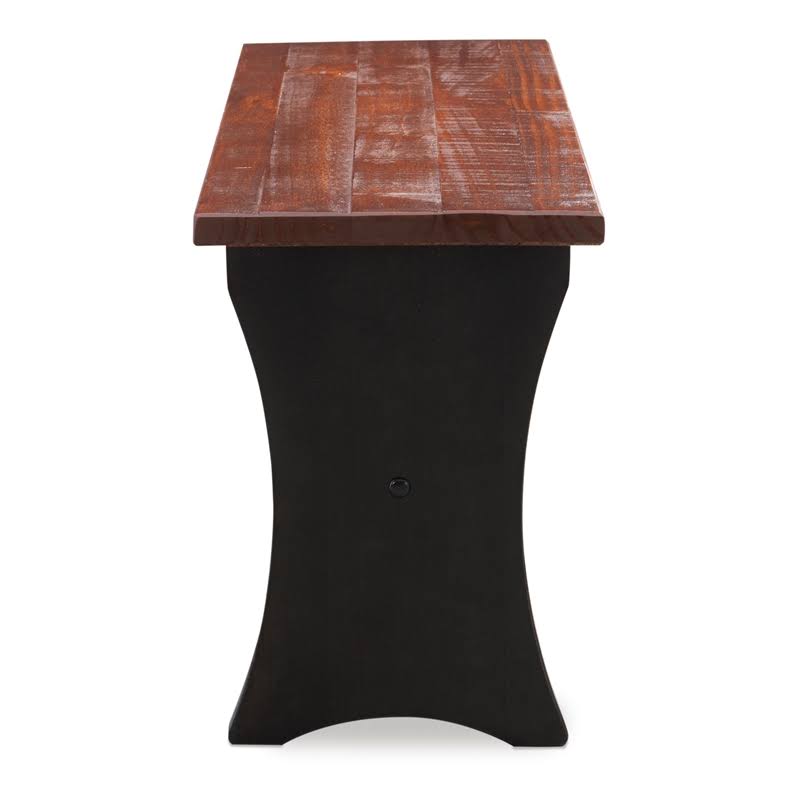 Black Solid Wood Dining Nook W469003