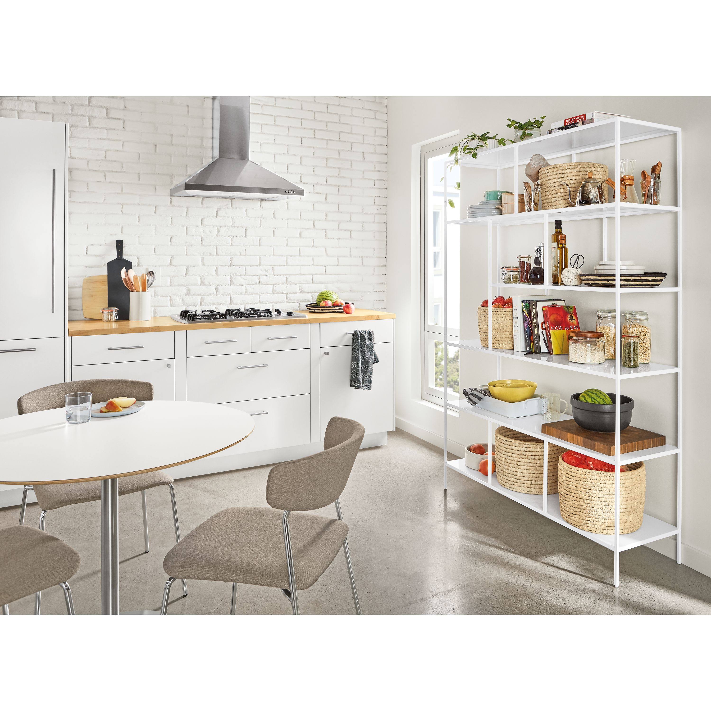 Modern Foshay Bookcase 15d 32W 86H in Cognac T54095