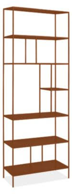 Modern Foshay Bookcase 15d 32W 86H in Cognac T54095