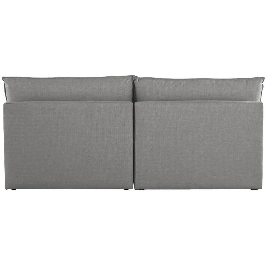 Grey Linen Textured Modular Sofa Y380272