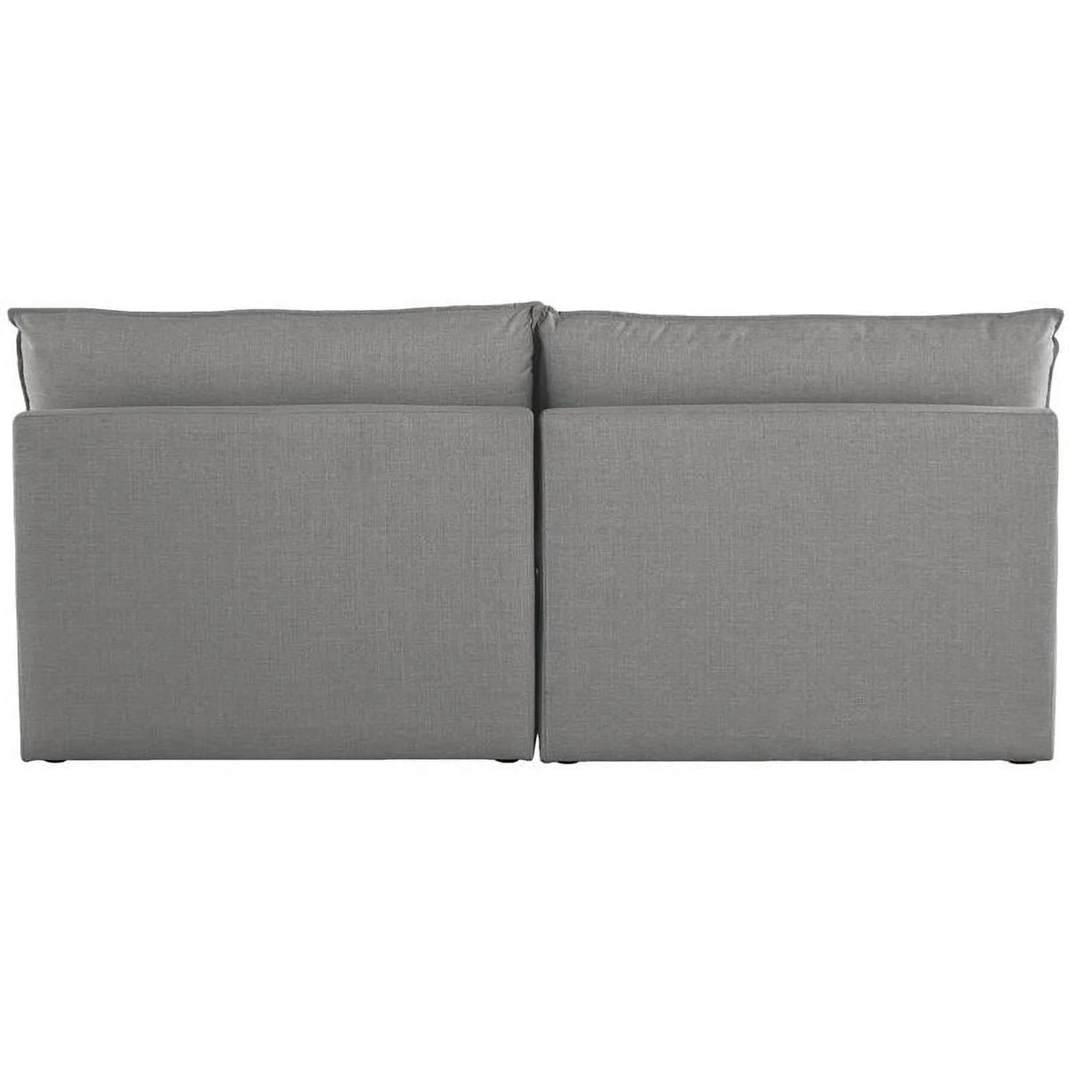 Grey Linen Textured Modular Sofa Y380272