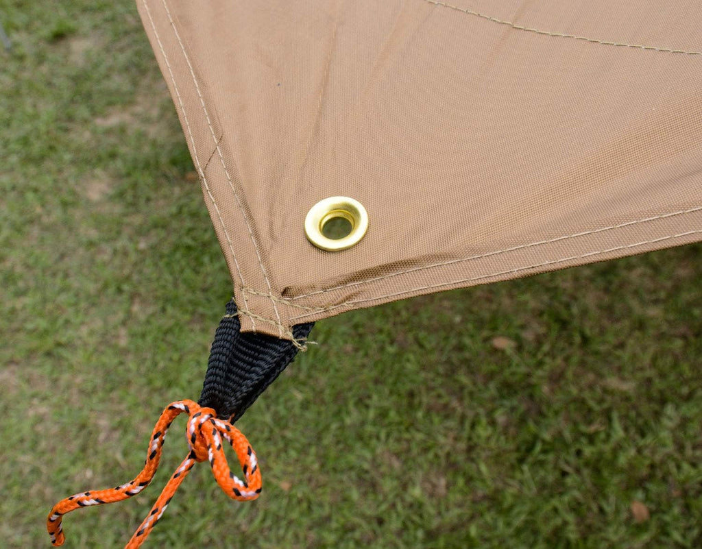 Car Awning Camping Tarp Waterproof Ripstop with 4 Poles K952869