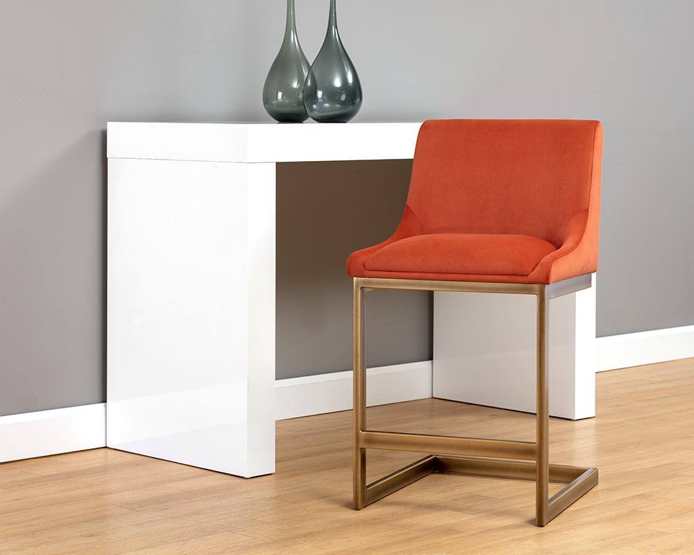 Burnt Orange Counter Stool L944