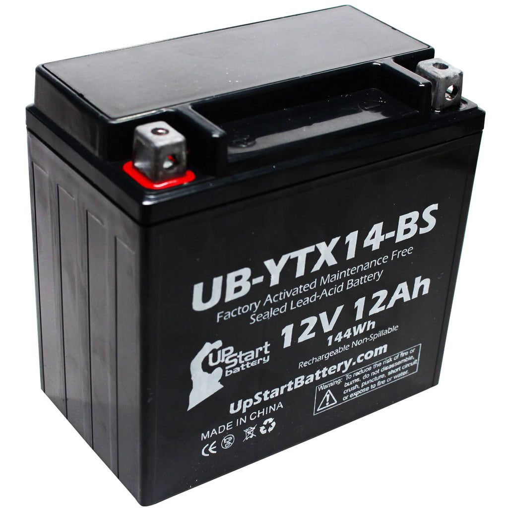 2-Pack 12V 12AH Motorcycle Battery Y83989