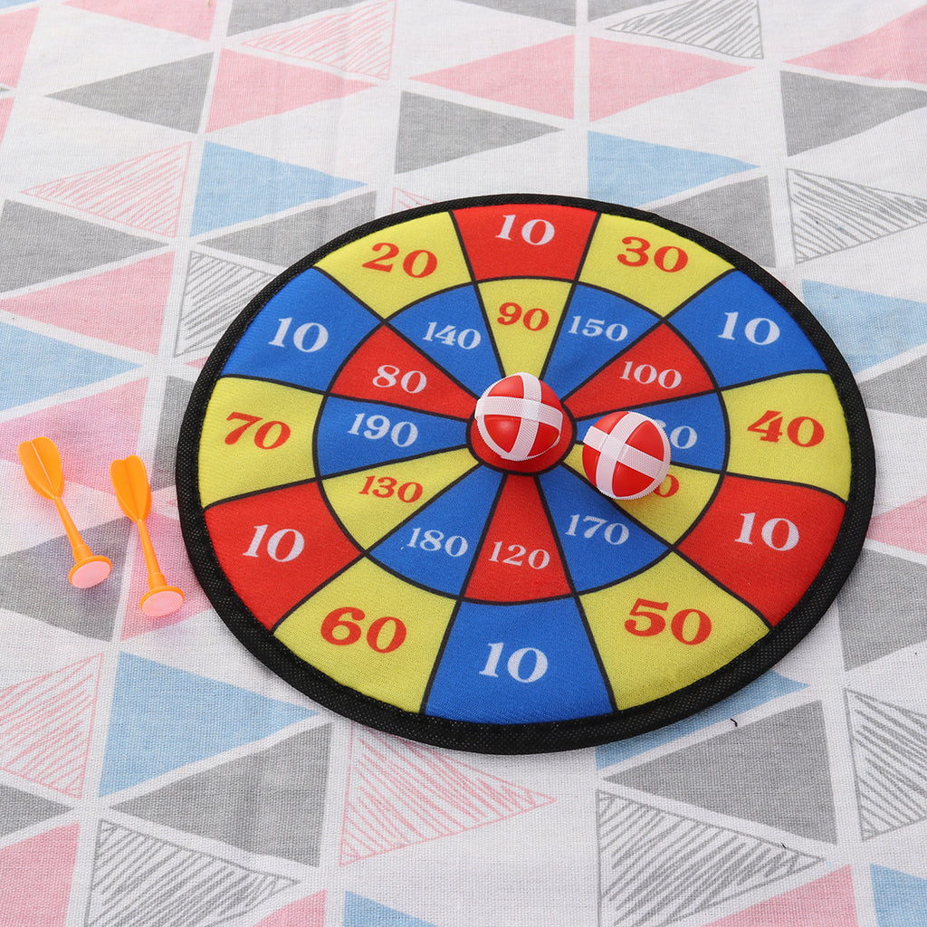 Self-adhesive Dartboard Set with Dart Ball Needle 28CM F7204