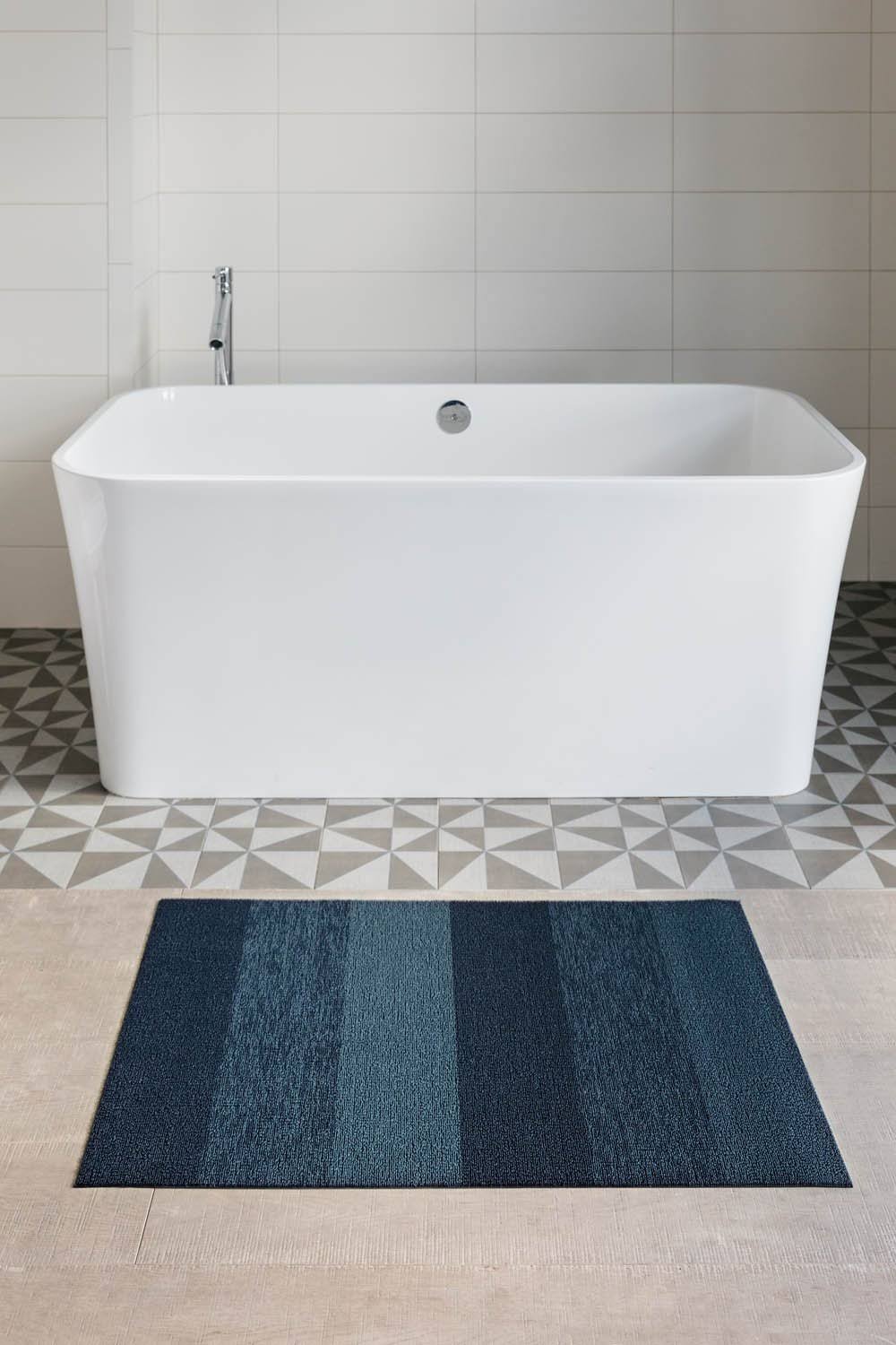 Bay Blue Shag Mat Z7819