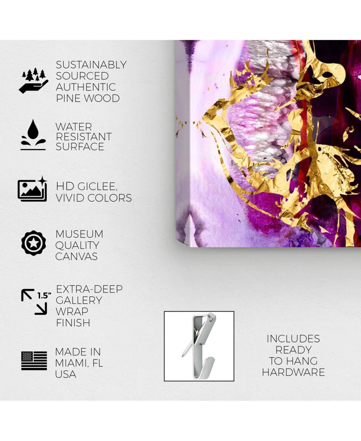 Smoking Agate Canvas Art R863