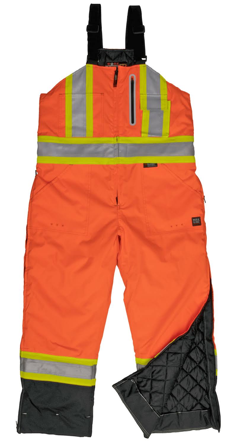 Orange Insulated Ripstop Safety Overall D767874
