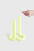 Yellow Twist Candle S41651