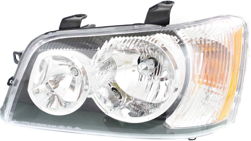 Passenger Side Halogen Headlight Assembly Y344