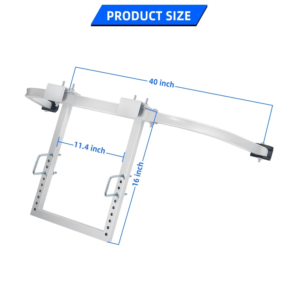 Wheel Heavy Duty Steel Ladder Roof Hook F8289
