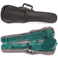 Black/Green 1/2 Violin Case J7571