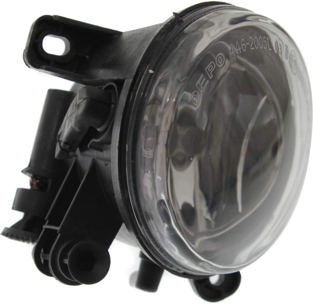 Audi A6 Fog Light Assembly 2009 2011 Driver Side with Bulbs T103