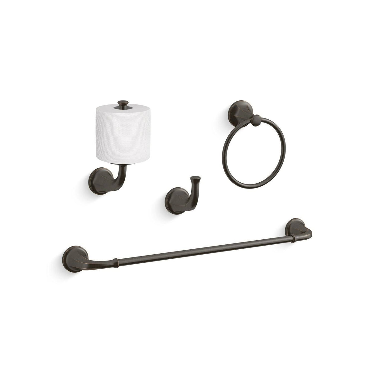 Brushed Nickel Toilet Paper Holder X5105