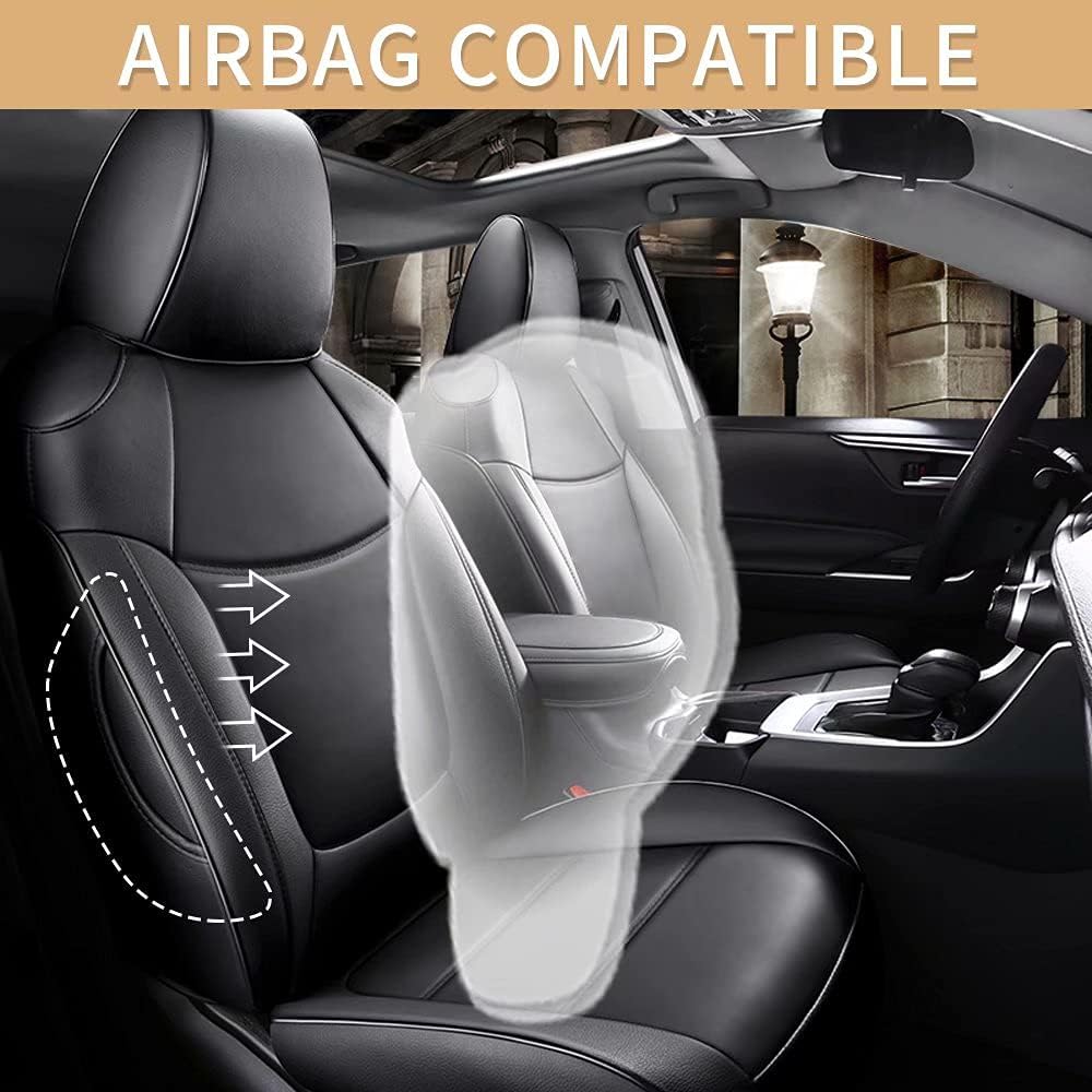 Waterproof Faux Leather Full Set Car Seat Covers D10933