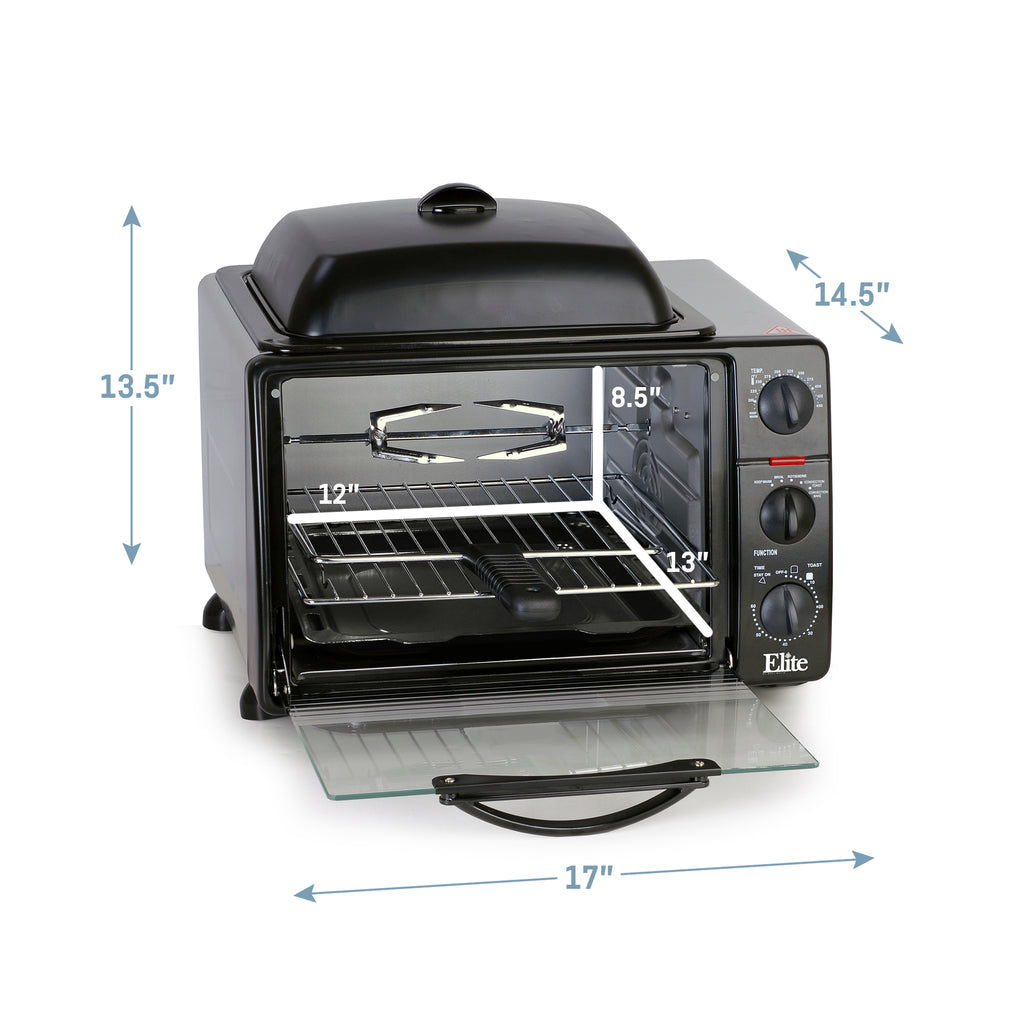 8 Cu Ft. Toaster Oven with Rotisserie and Grill/Griddle Top M675820