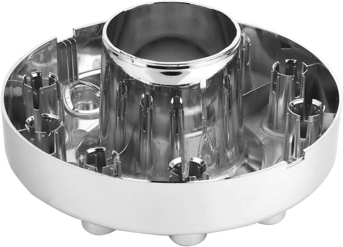 Front Wheel Hub Cap 10 Lugs Aluminum Pack of 2 G7533