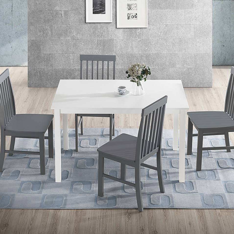5-Piece Dining Set in Grey J9008