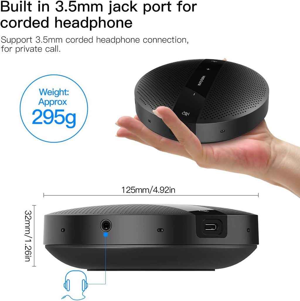 Pack of 2 USB Speakerphone Microphone for Conference Call N235