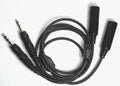 Dual GA Stereo 5 Foot Extension Cable H300