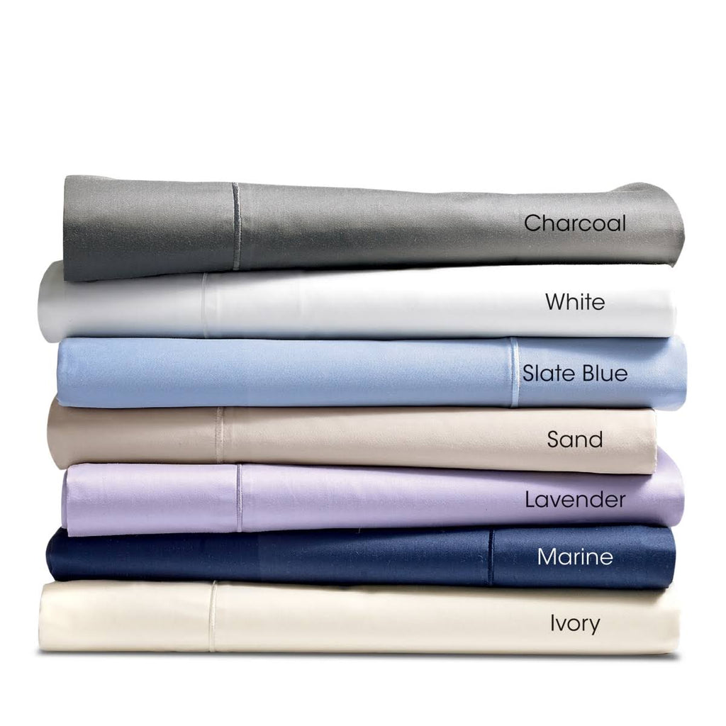 500TC Sateen Wrinkle-Resistant California King Fitted Sheet Charcoal X256361