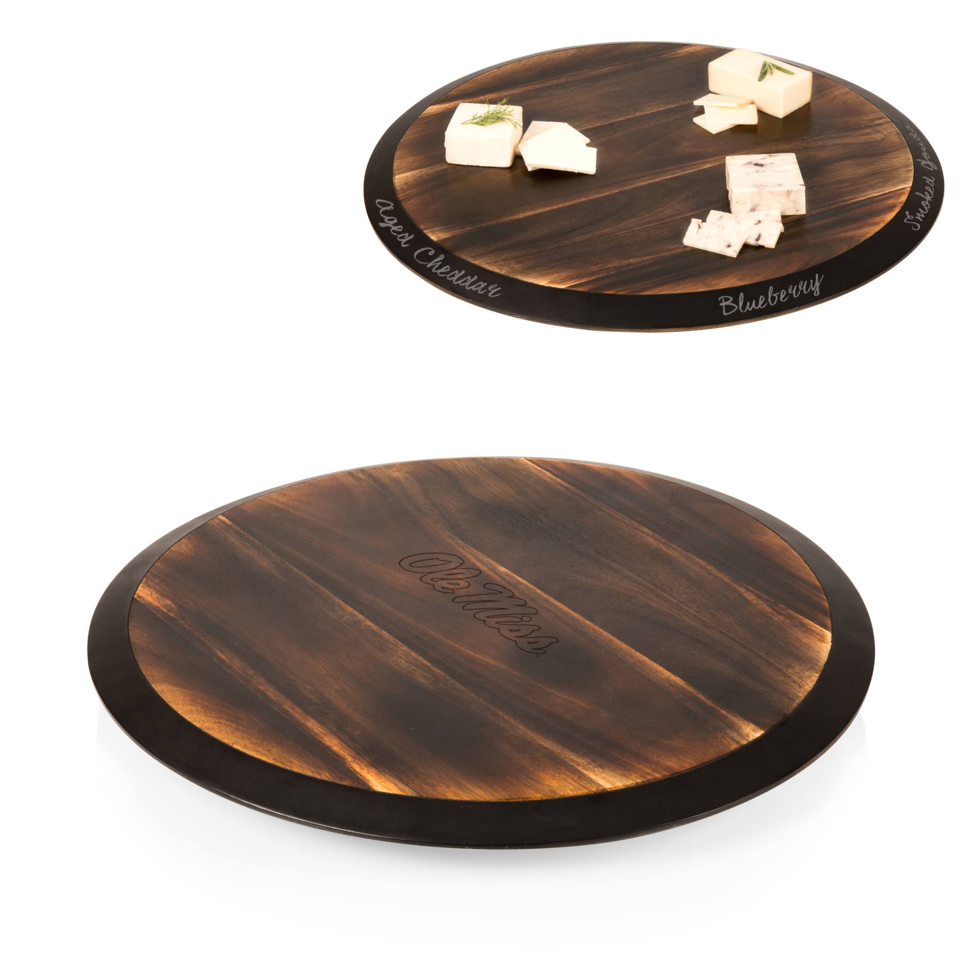 Acacia Wood Lazy Susan Serving Tray K756633
