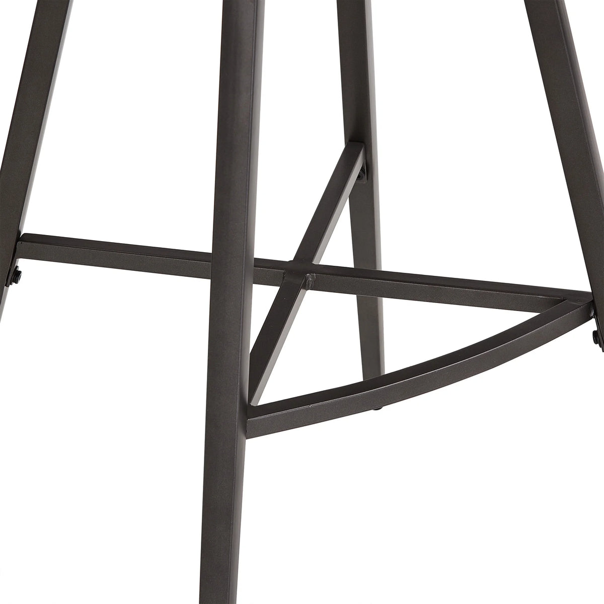 24" Metal Swivel Counter Stools, Set of 2, Dark Grey N631