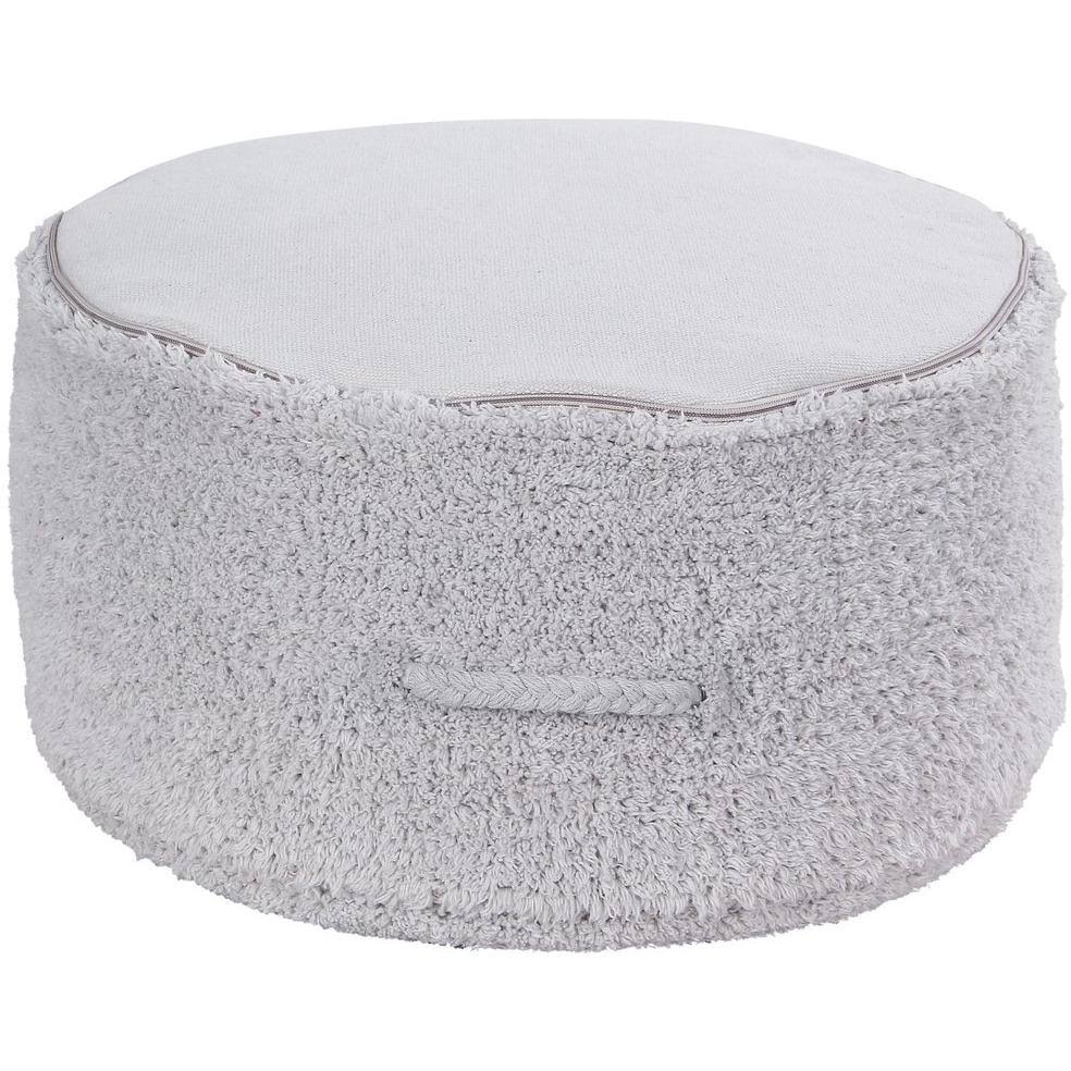 Pearl Grey Pouffe P257889