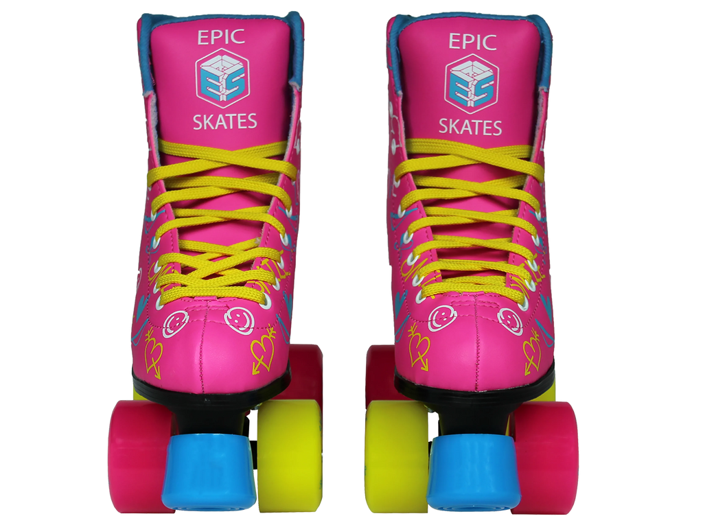 Blush Quad Roller Skates - Size 9 U4035