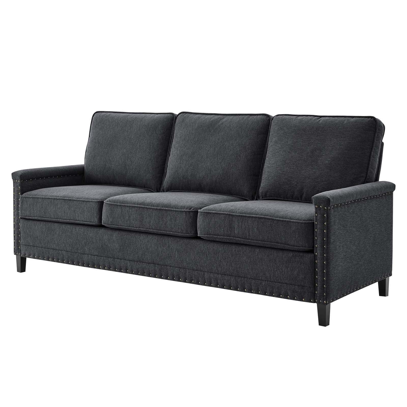 Dark Grey Fabric Sofa I127