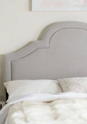 Arched Headboard Grey King D693