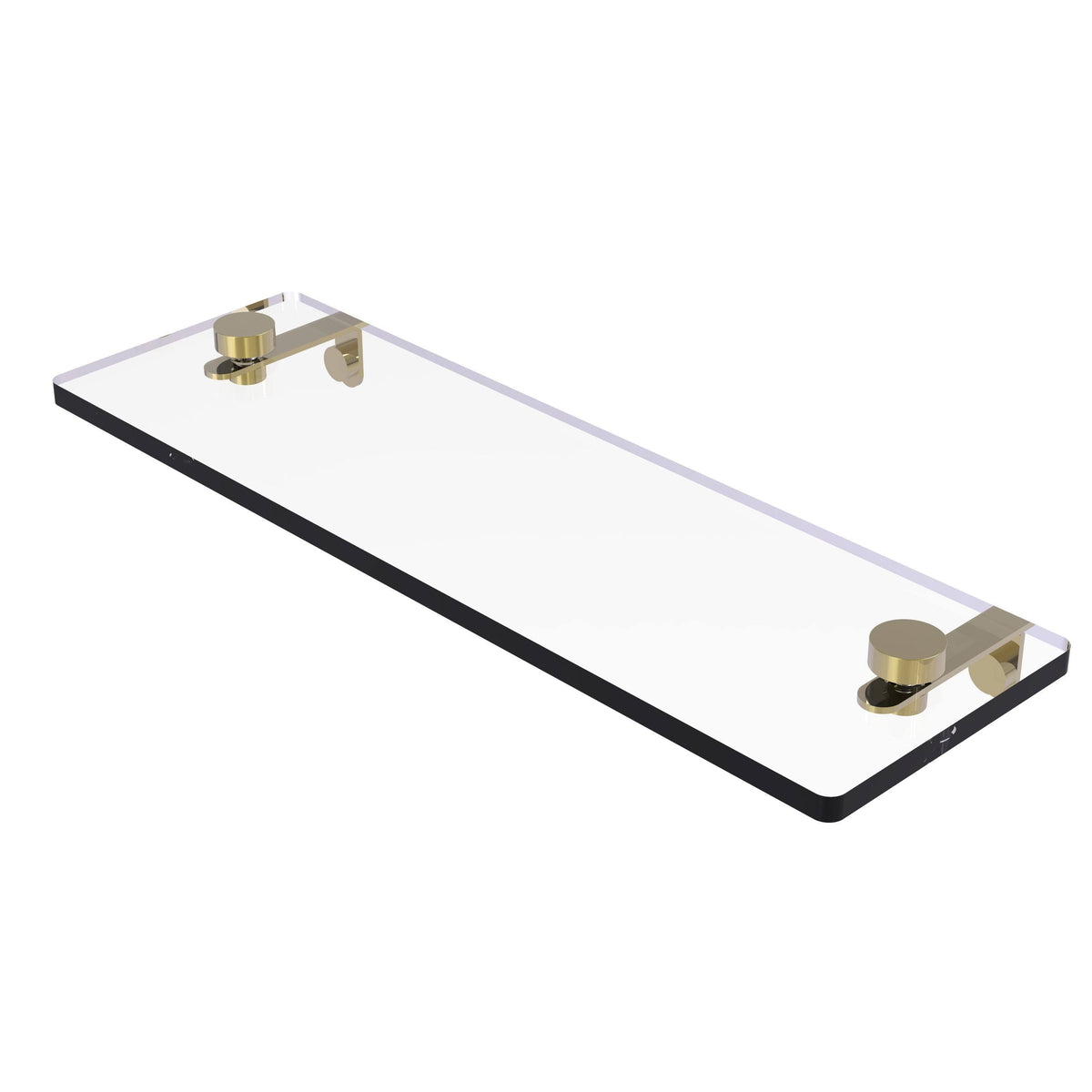 22x22 Glass Vanity Shelf with Beveled Edges Oil Rubbed Bronze C16398