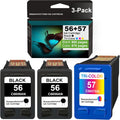 3 Pack Ink Cartridge (2 Black + 1 Tri-Color) A578