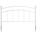 Queen Size White Open Vertical Headboard Z3854