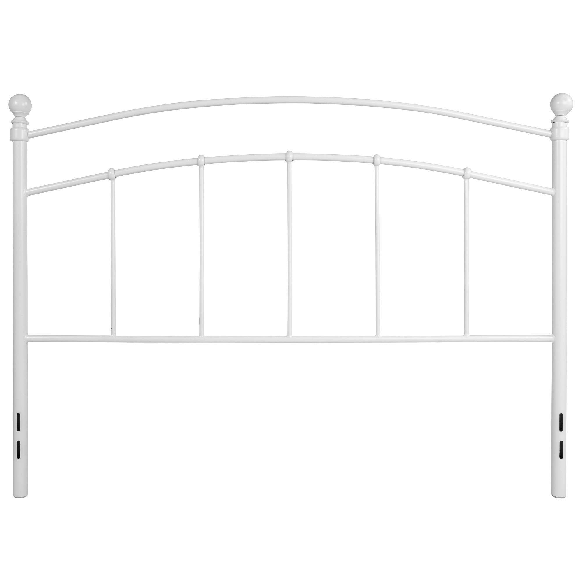 Queen Size White Open Vertical Headboard Z3854