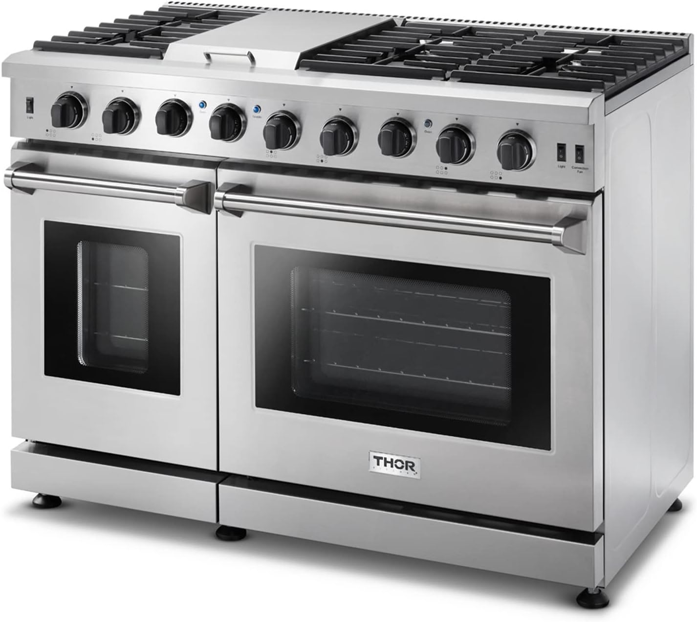 30 Inch Stainless Steel Gas Range with 5 Sealed Burners, 4.5 cu. ft. Oven, Storage Drawer, Cast Iron Grate F1555